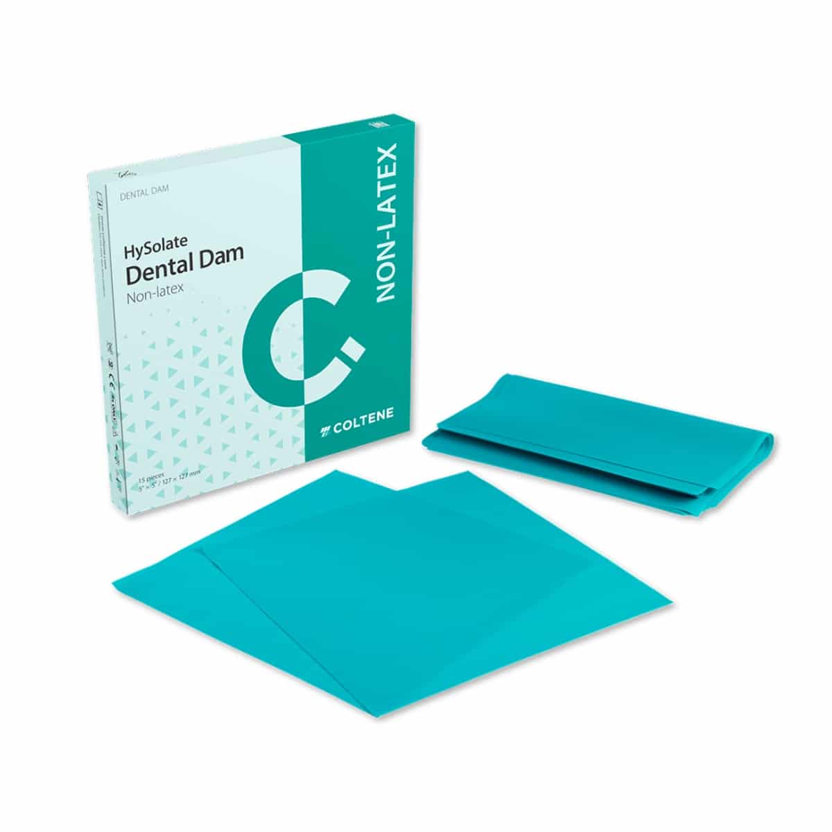 Goma Dique – Verde 5X5 52 láminas – Hygenic