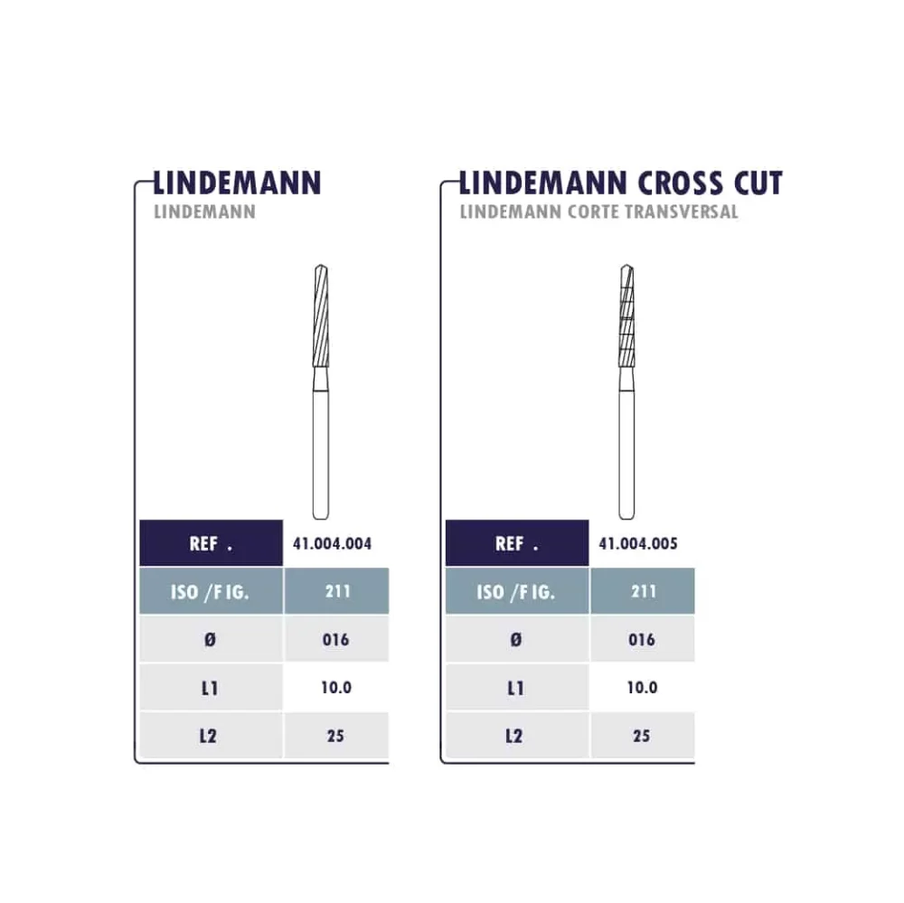 Fresa Carbide alta velocidad Linderman (variedades)- Microdont - Imagen 2