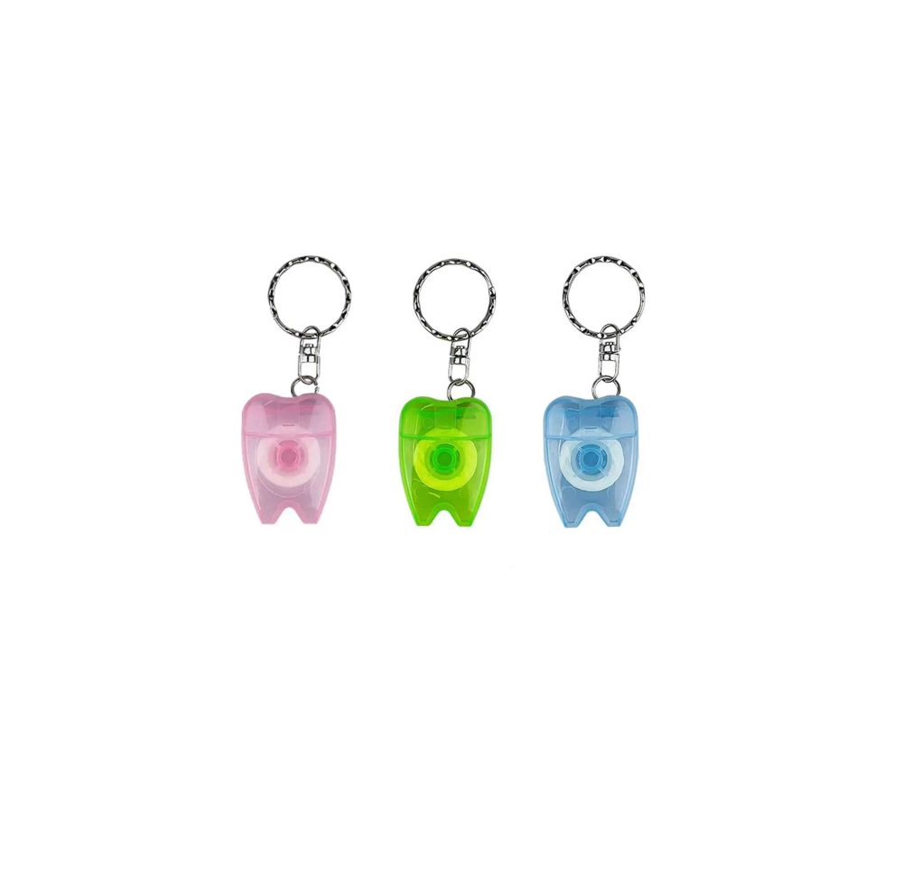 Llavero Hilo Dental forma Muela