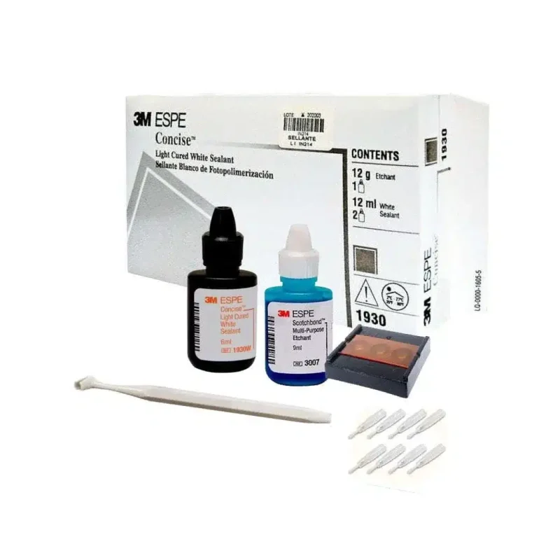 Kit Sellante Fotocurado Concise 6 ml. + Acido 9 ml.  y Accesorios  - Solventum - Imagen 2