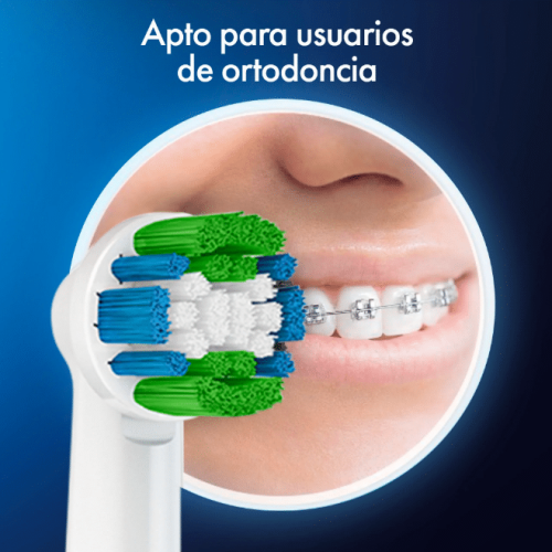 Repuesto Cepillo Electrico Advanced Clean Cross Action x 2 Unid. - Oral B - Imagen 4