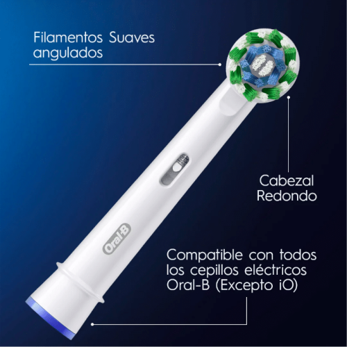 Repuesto Cepillo Electrico Advanced Clean Cross Action x 2 Unid. - Oral B - Imagen 5