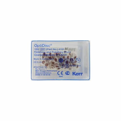 Discos Pulido Composite Optidisc 12.6 mm 100 Und. Medio 4184 - Kerr