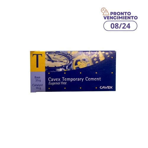 Cemento Temporal Cavex 35gr Base + 15gr Catalizador