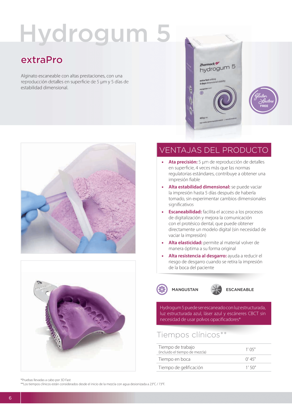 Alginato Hydrogum 5 21 gr- Zhermack - Imagen 2