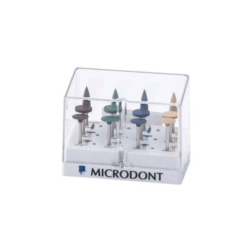 Set 12 Gomas P/M Pulir Metales Pino y Disco – Microdont
