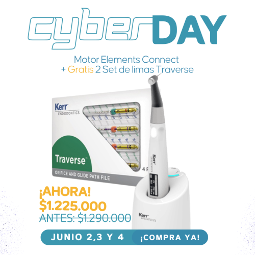 Motor Endodóntico Elements Connect + Gratis 2 set de limas Traverse - Kerr