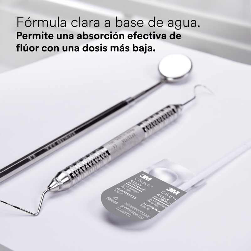 3M™ Clinpro™ Clear Tratamiento con Fluoruro 2.1 % (Variedades) - Solventum - Imagen 2