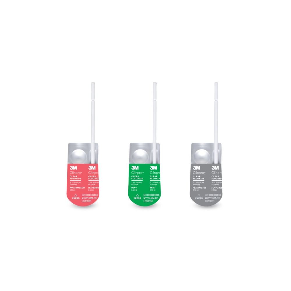 3M™ Clinpro™ Clear Tratamiento con Fluoruro 2.1 % (Variedades) - Solventum