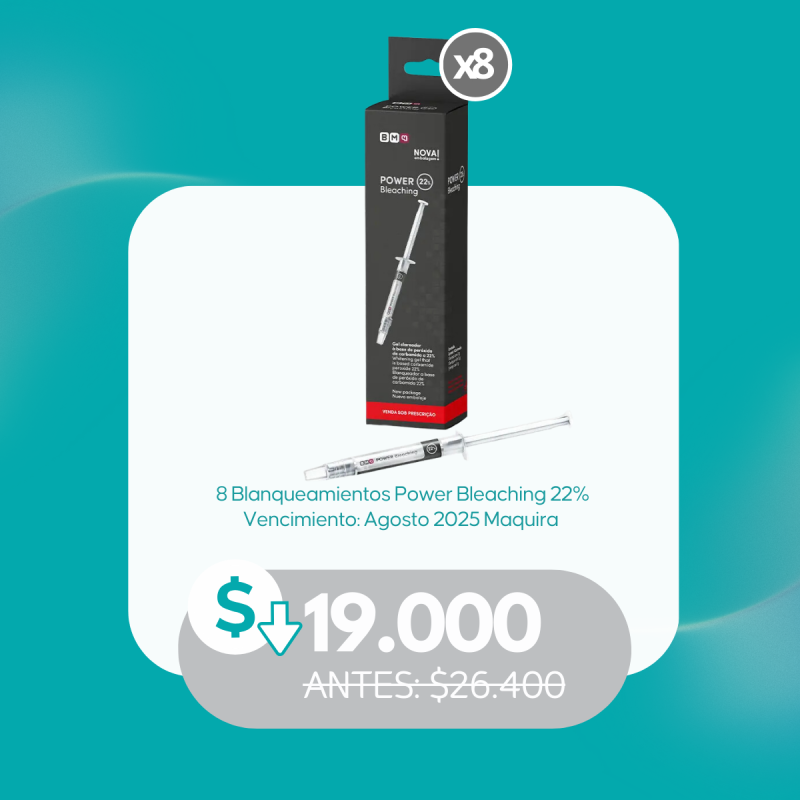 8 Blanqueamiento Power Bleaching 22% - Maquira