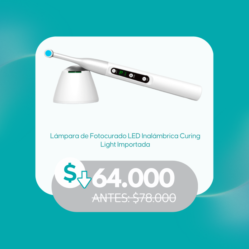 Lampara Fotocurado Led Inalámbrica Importada - Curing Light