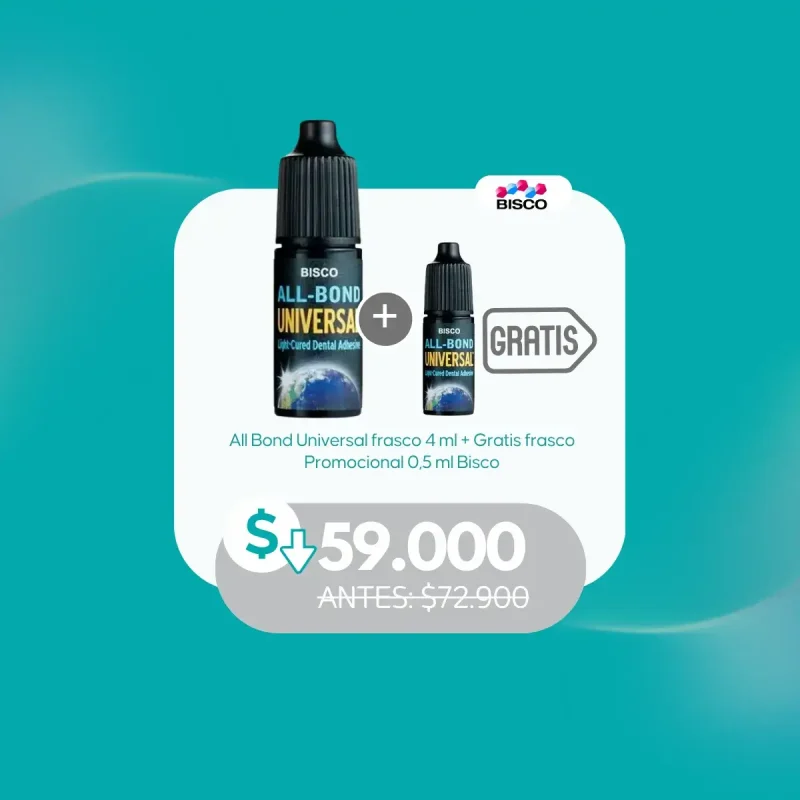 All Bond Universal frasco de 4 ml + gratis un frasco promocional de 0.5 ml bisco