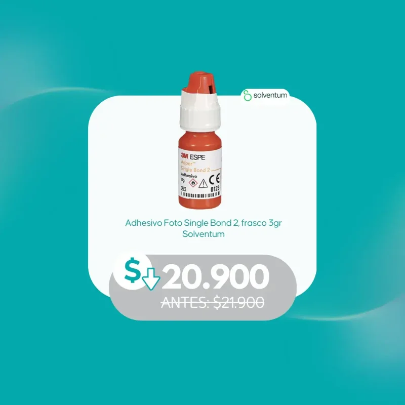 Adhesivo Foto Single Bond 2 frasco 3g - Solventum