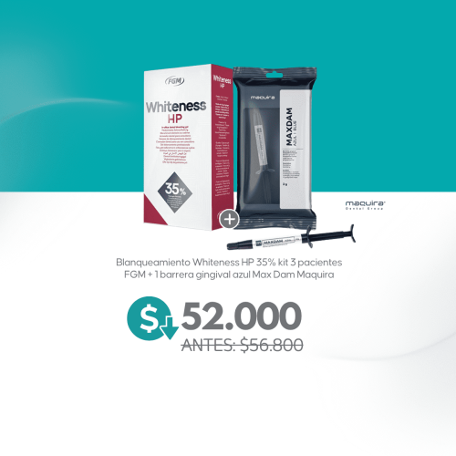 Blanqueamiento Whiteness HP 35% FGM + Barrera gingival - FGM