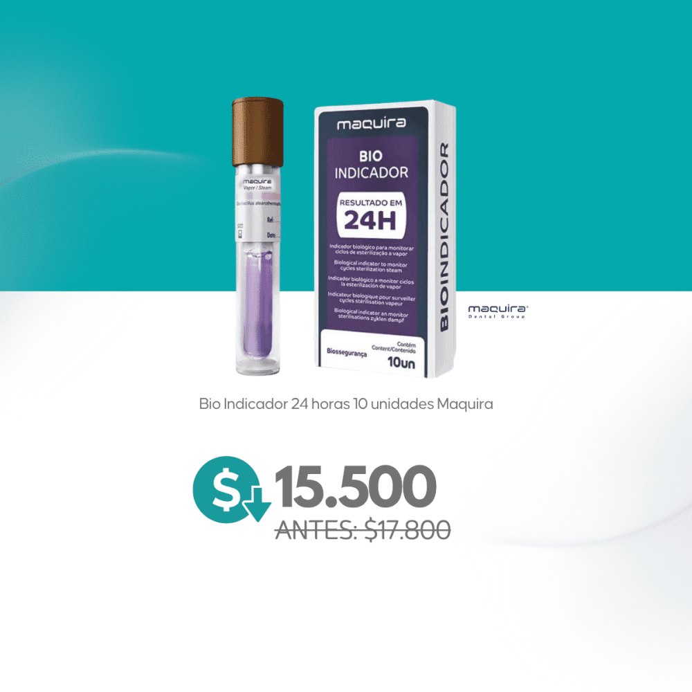 Bio Indicador 24 horas 10 unidades - Maquira