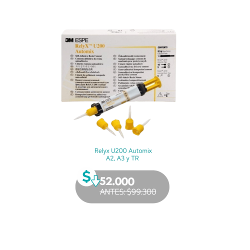 Relyx U200 Automix A2, A3O Y TR - Solventum