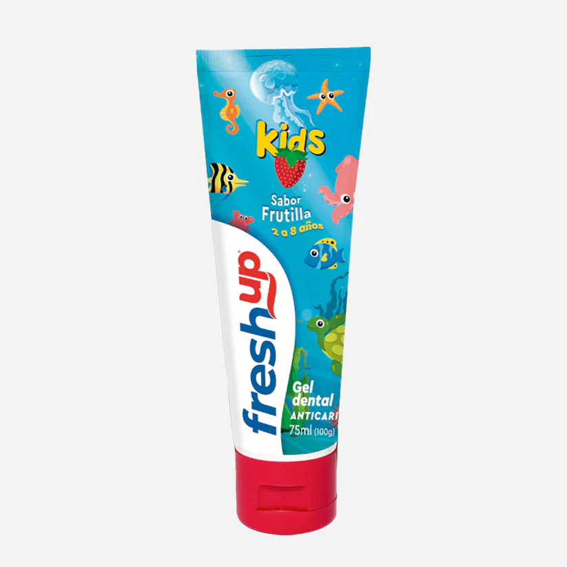PASTA DENTAL KIDS 75ML 1100PPM FRUTILLA - FRESH UP