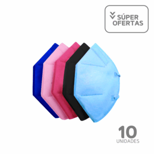 Mascarillas KN95 - Diferentes Colores - (10 Unidades)