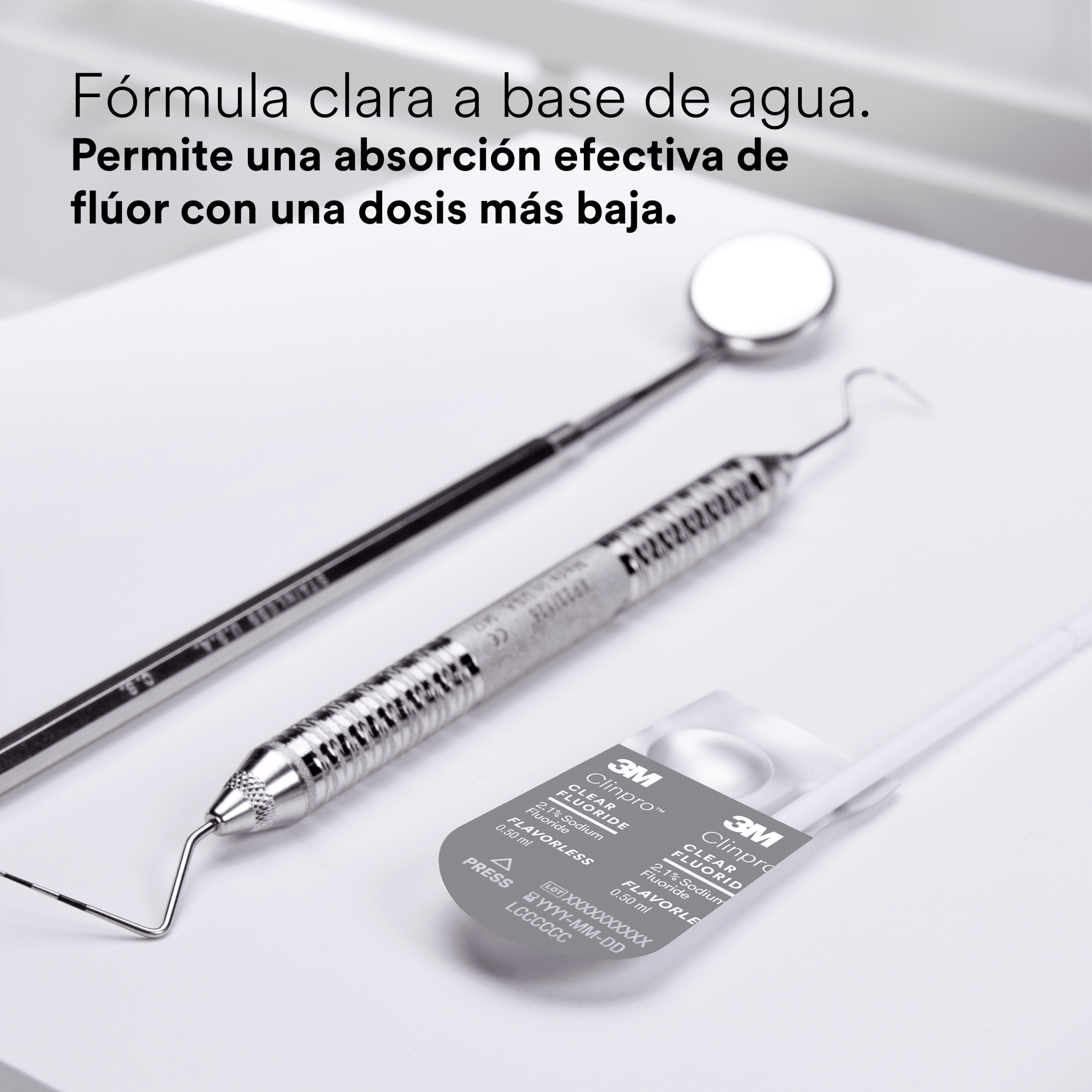 3M™ Clinpro™ Clear Tratamiento con Fluoruro 2.1 % (Variedades) - Solventum