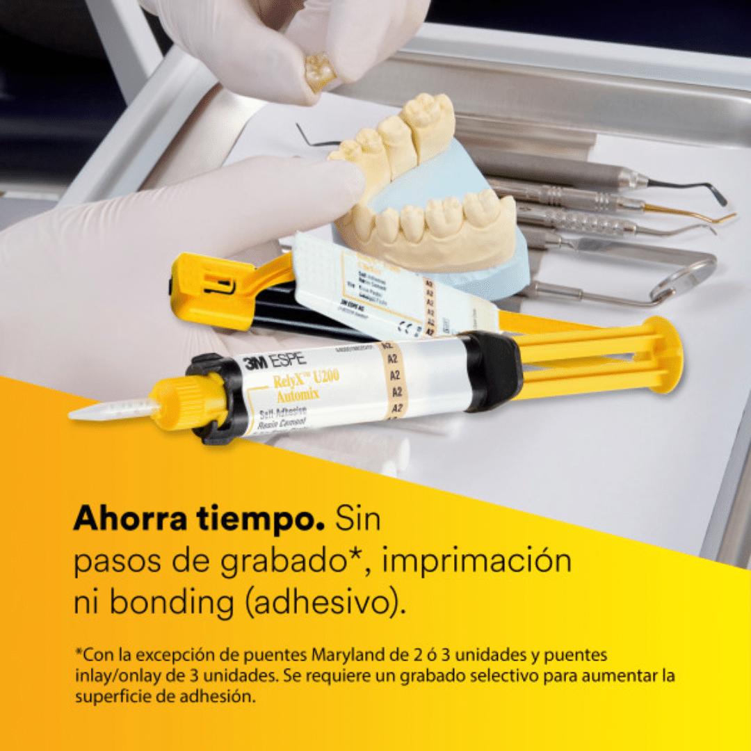 Cemento dual Resina 3M™ RelyX™ U200 Clicker (Variedades) - Solventum