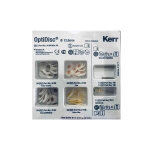 Kit Discos Pulido Composite Optidisc 120 Unidades Surtido 12.6 mm - Kerr