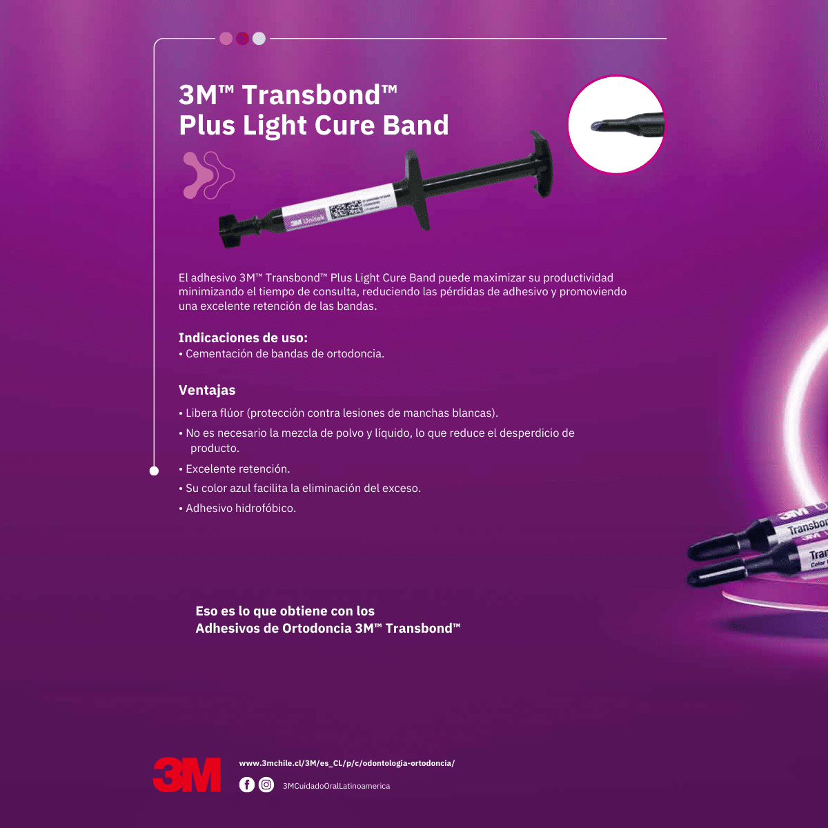 Kit de adhesivo para bandas de fotopolimerización 3M™ Transbond™ Plus- Solventum