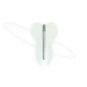 Fresa Diamante A/V Cilíndrica Corta 015 - 2133 Punta Redonda - Microdont