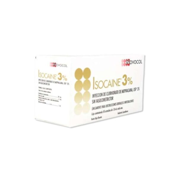 Anestesia Isocaine Mepivacaina 3% - Novocol