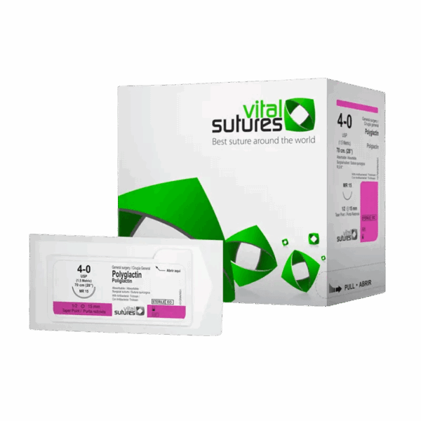Sutura Ácido Poliglicólico 36 Unid. - Vital Sutures