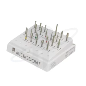 Kit Académico - Fresario Acrílico + Fresas - Microdont