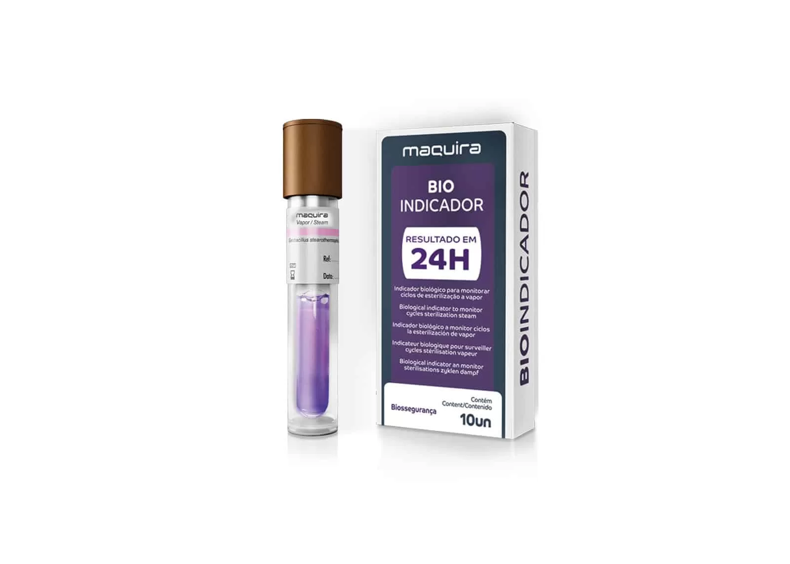 Bio Indicador - 24 hrs / 10 unidades - Maquira