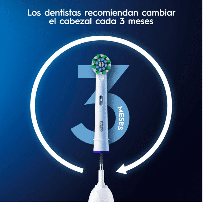 Repuesto Cepillo Electrico Advanced Clean Cross Action x 2 Unid. - Oral B