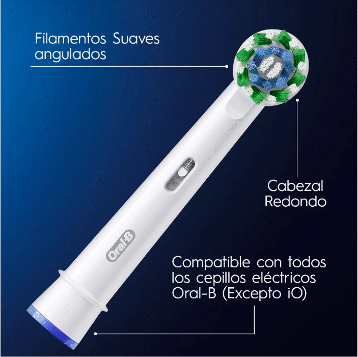 Repuesto Cepillo Electrico Advanced Clean Cross Action x 2 Unid. - Oral B