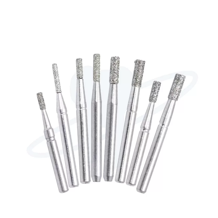 Fresa Diamantada - Alta Velocidad - Cilindrica Corta (Variedades) Microdont