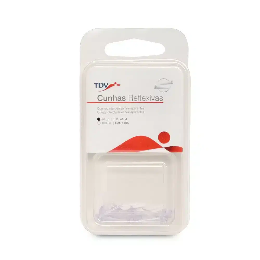 Cuña Transparente - 100 unidades - TDV