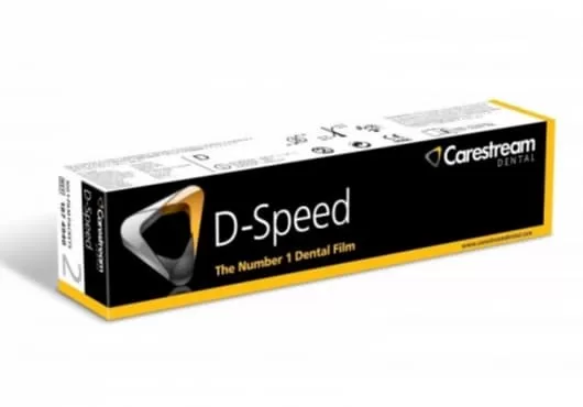 Película Radiográfica D-Speed Adulto 100 Unidades - Carestream