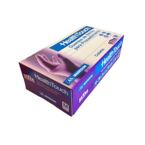 Guantes Nitrilo Azul Cobalto 100 Und. - Health Touch