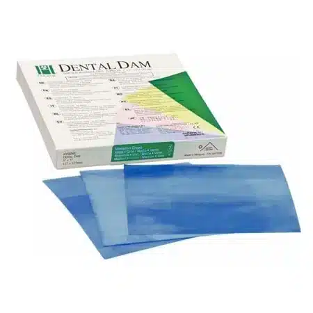 Goma Dique Azul 6X6 36 Laminas Goma Dique Azul 6X6 36 Laminas