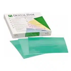 Goma Dique - Verde 5X5 52 láminas - Hygenic