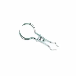 Porta Clamps Curvo Ivory Acero Inoxidable