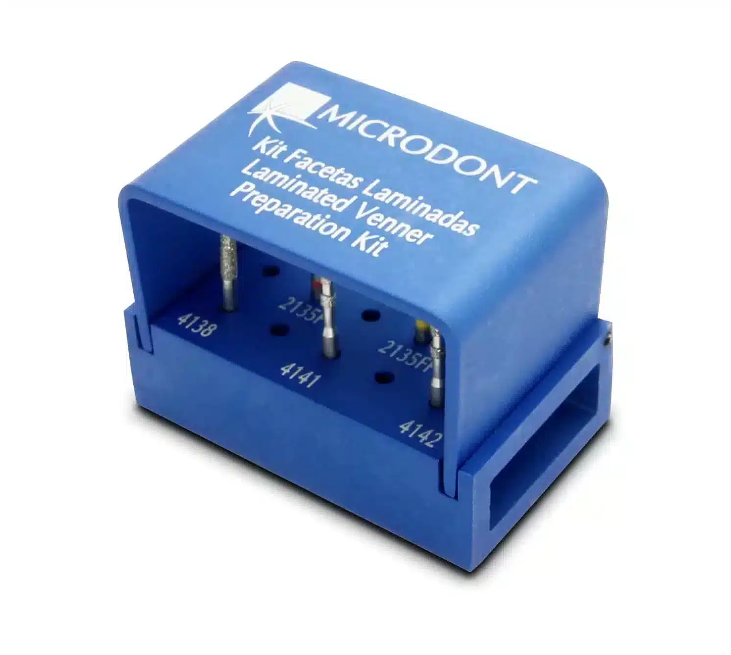 Fresario Metálico + Kit 6 Fresas Preparación de Carillas - Microdont