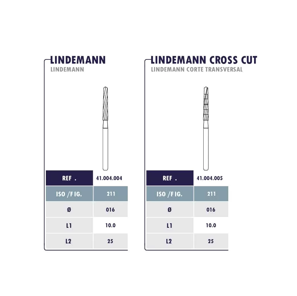 Fresa Carbide alta velocidad Linderman (variedades)- Microdont