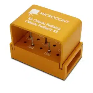 Fresario Metálico + Kit 7 Fresas Odontopediatría - Microdont