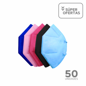 Mascarillas KN95 - Diferentes Colores - (50 Unidades)
