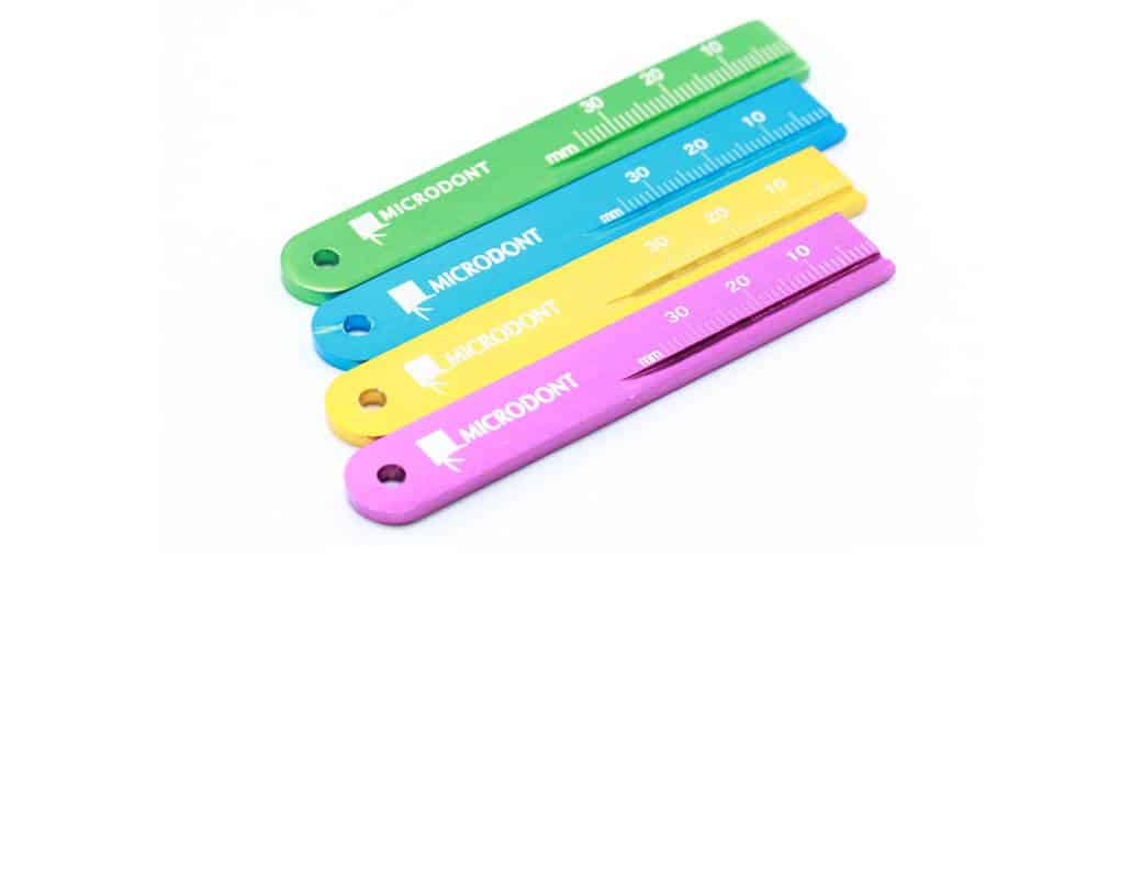 Regla De Endodoncia Metalica Microdont