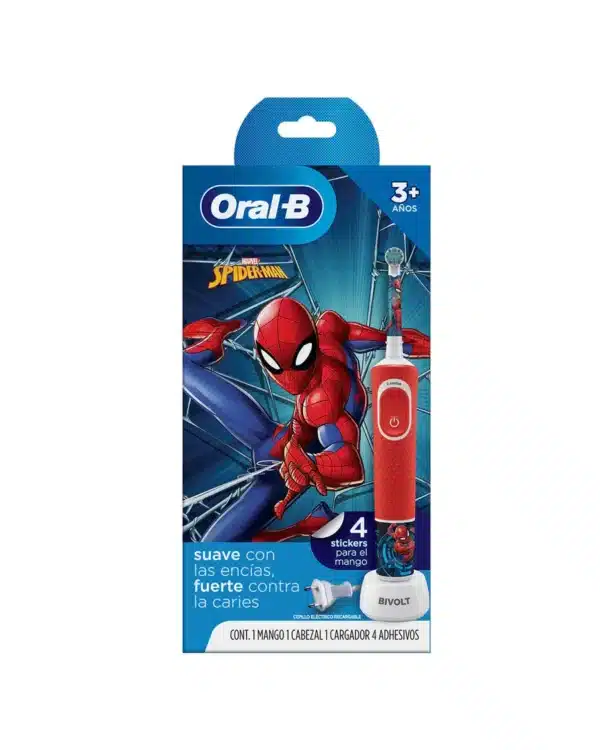 Cepillo de Dientes Eléctrico Marvel SpiderMan - Oral B Cepillo de Dientes Eléctrico Marvel SpiderMan - Oral B