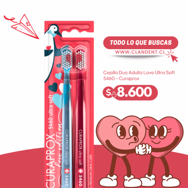 Cepillo Duo Adulto Love Ultra Soft 5460 - Curaprox