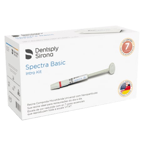 Kit Resinas Micro-Híbridas Spectra Basic - 7 jeringas de 4grs - Dentsply Sirona