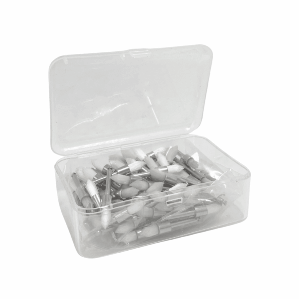 Escobilla de Nylon para contraángulo, unipenacho, en punta. Caja con 100 unidades