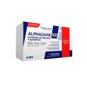 Anestesia Alphacaine Lidocaína 2% Con Epinefrina - DFL